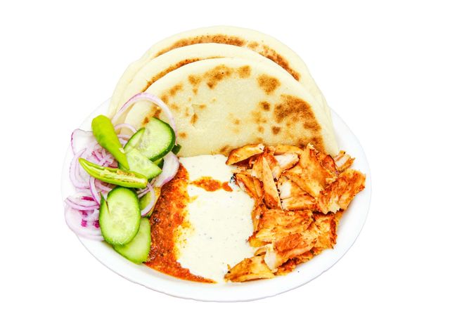 Chicken Platter Shawarma Paratha