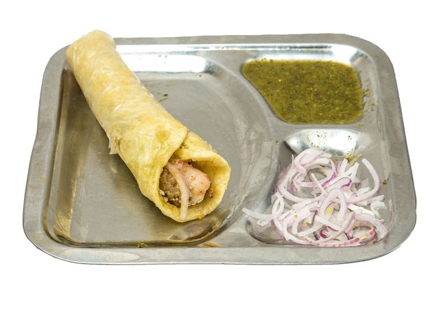 Special Chicken Kabab Boti Paratha Roll